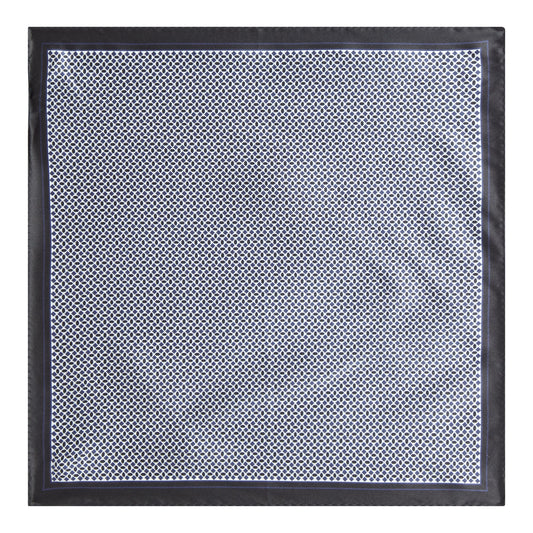 Men P.sq. cm33x33 rolled Neckwear - Medium Blue
