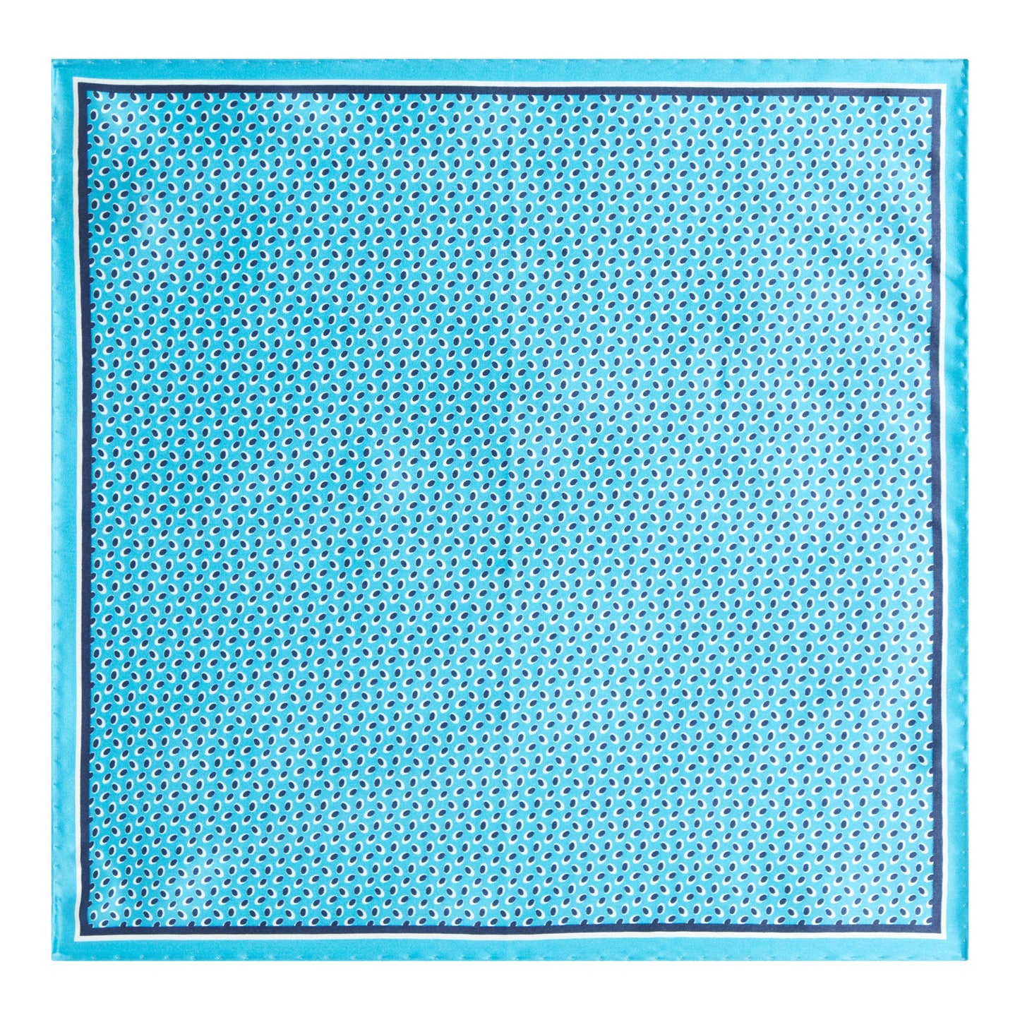 Men P.sq. cm33x33 rolled Neckwear - Light/Pastel Blue