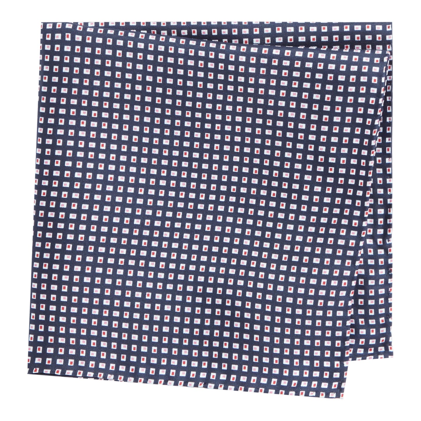 Men P.sq. cm33x33 rolled Neckwear - Navy