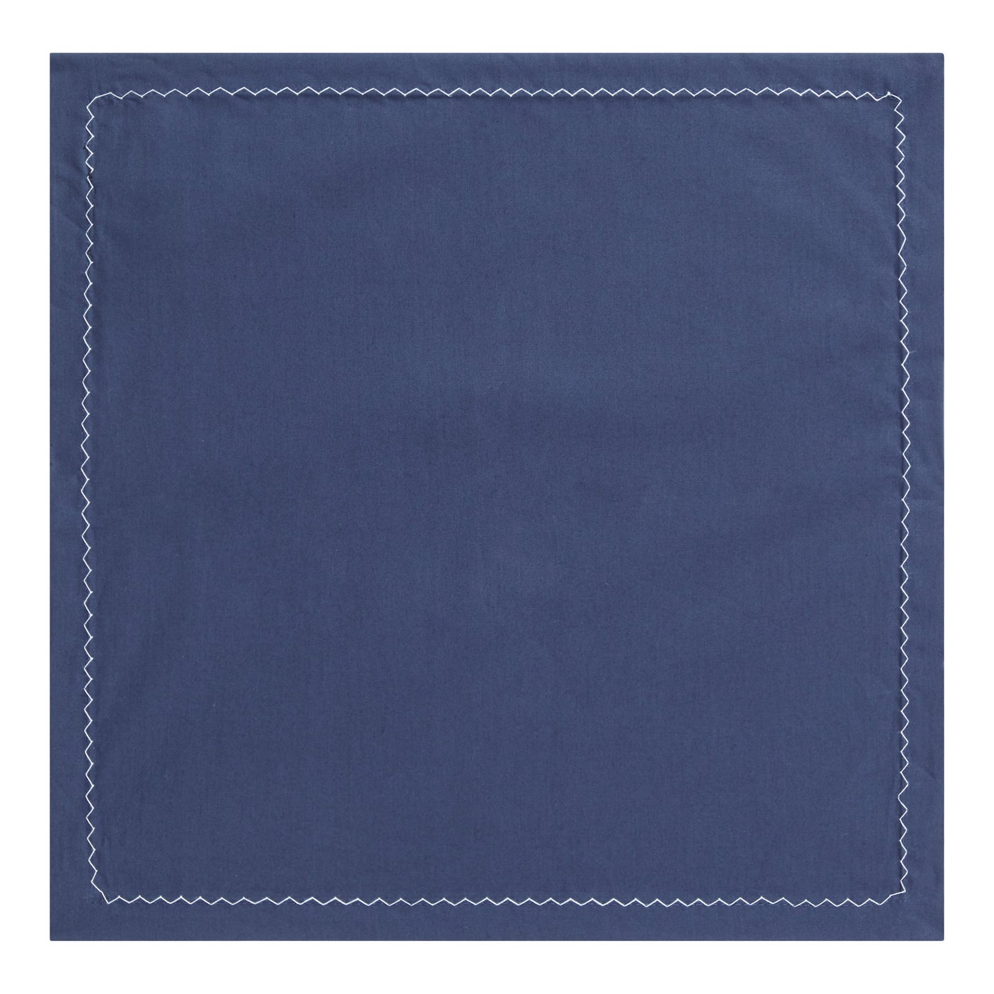 Men P.sq. 33x33cm zigzag Neckwear - Dark Blue