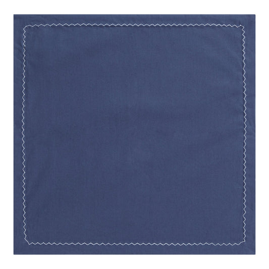 Men P.sq. 33x33cm zigzag Neckwear - Dark Blue