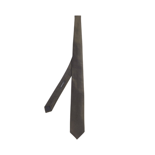 Men T-Tie 7.5 cm Neckwear - Dark Beige