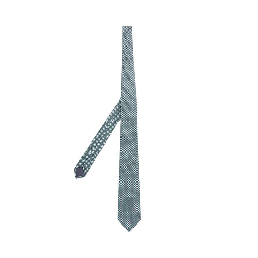Men Tie 7,5 cm 372 - Open Green