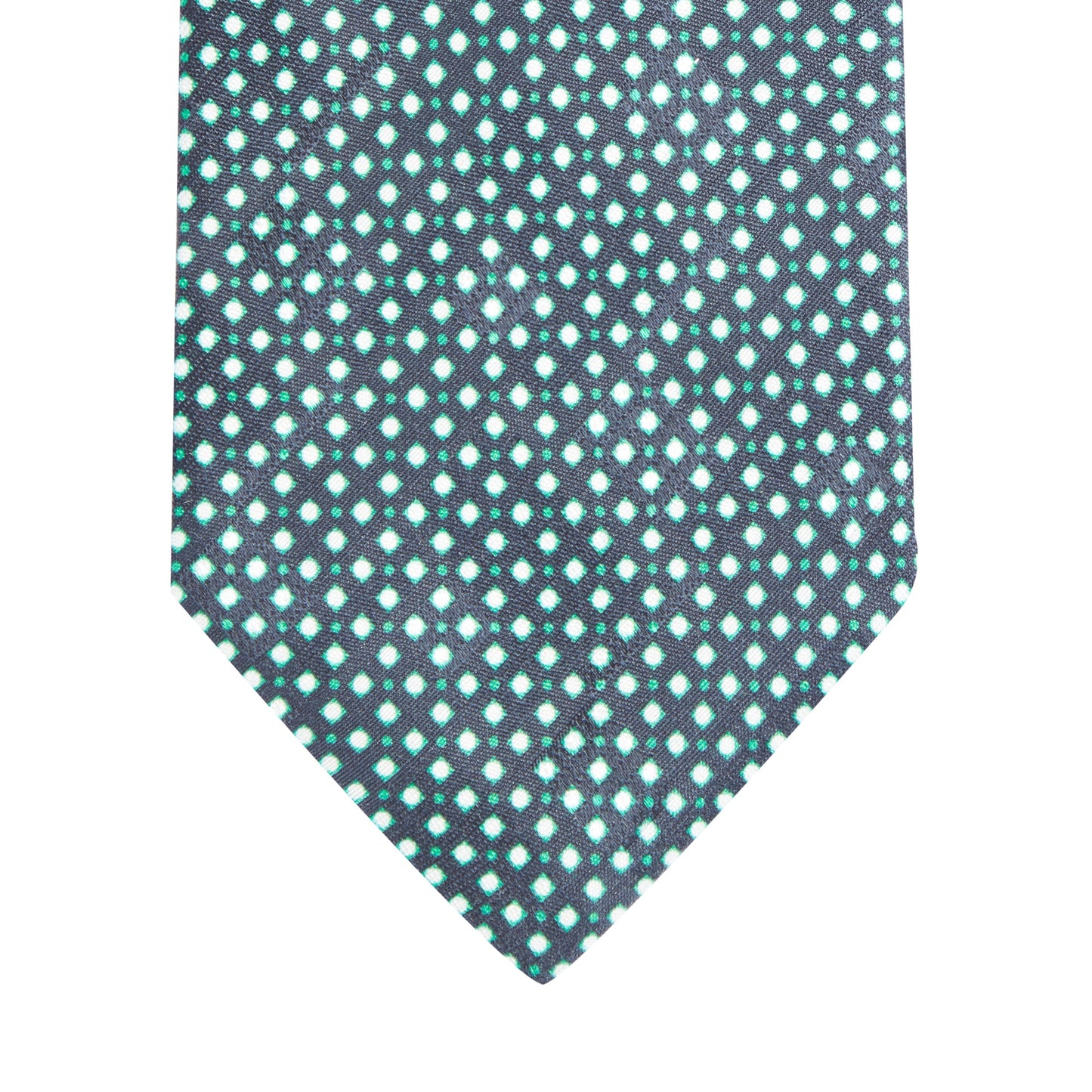 Men Tie 7,5 cm 372 - Open Green