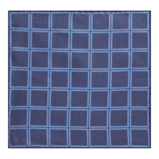 Men T-Pocket sq. cm33x33 410 - Navy