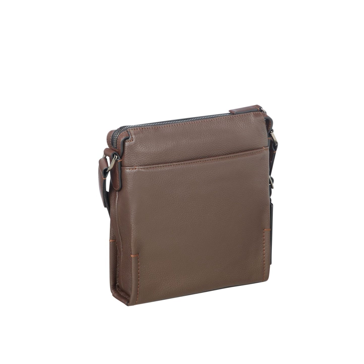Men / Unisex Tumi Harrison Scott Crossbody - Brown Pebbled Leather