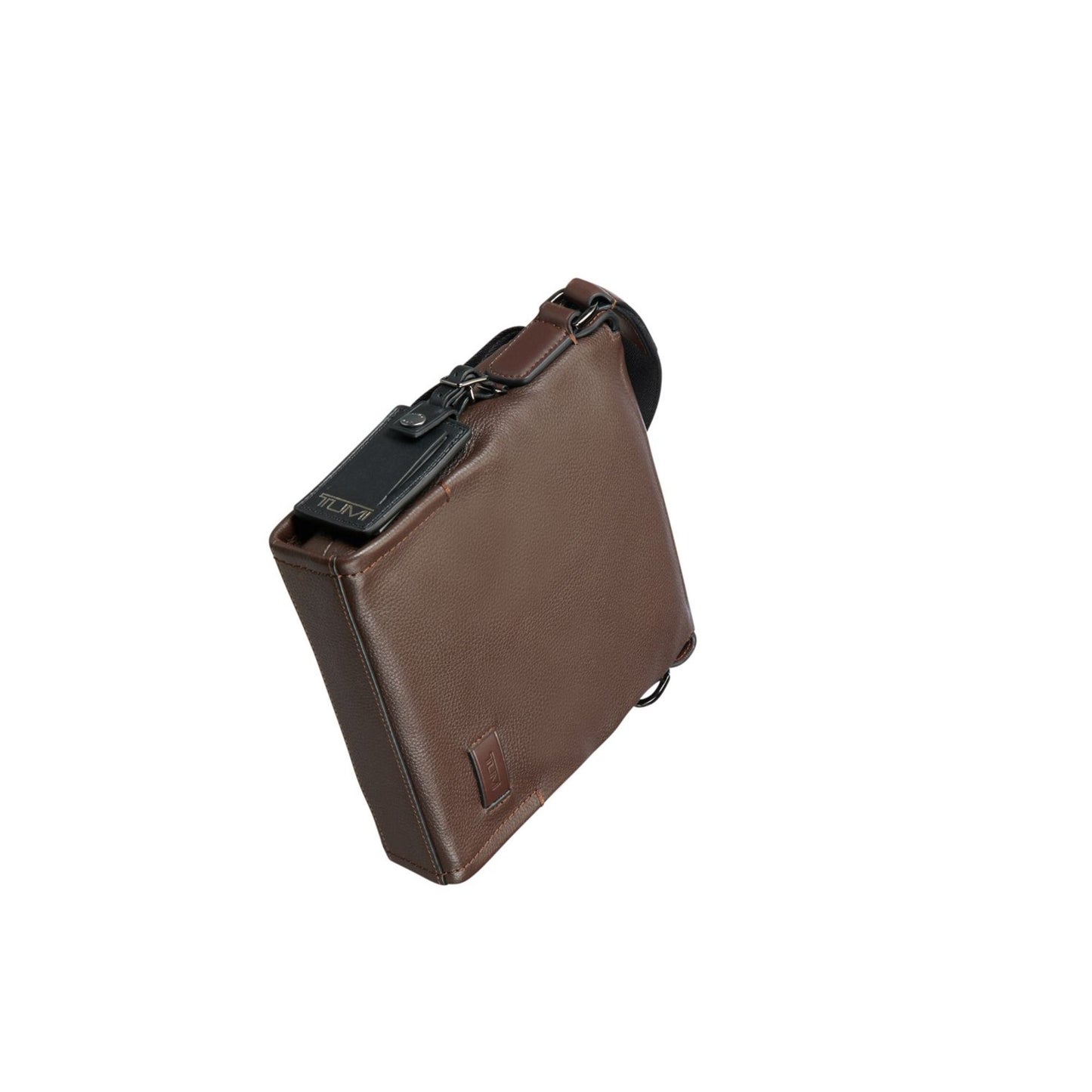 Men / Unisex Tumi Harrison Scott Crossbody - Brown Pebbled Leather