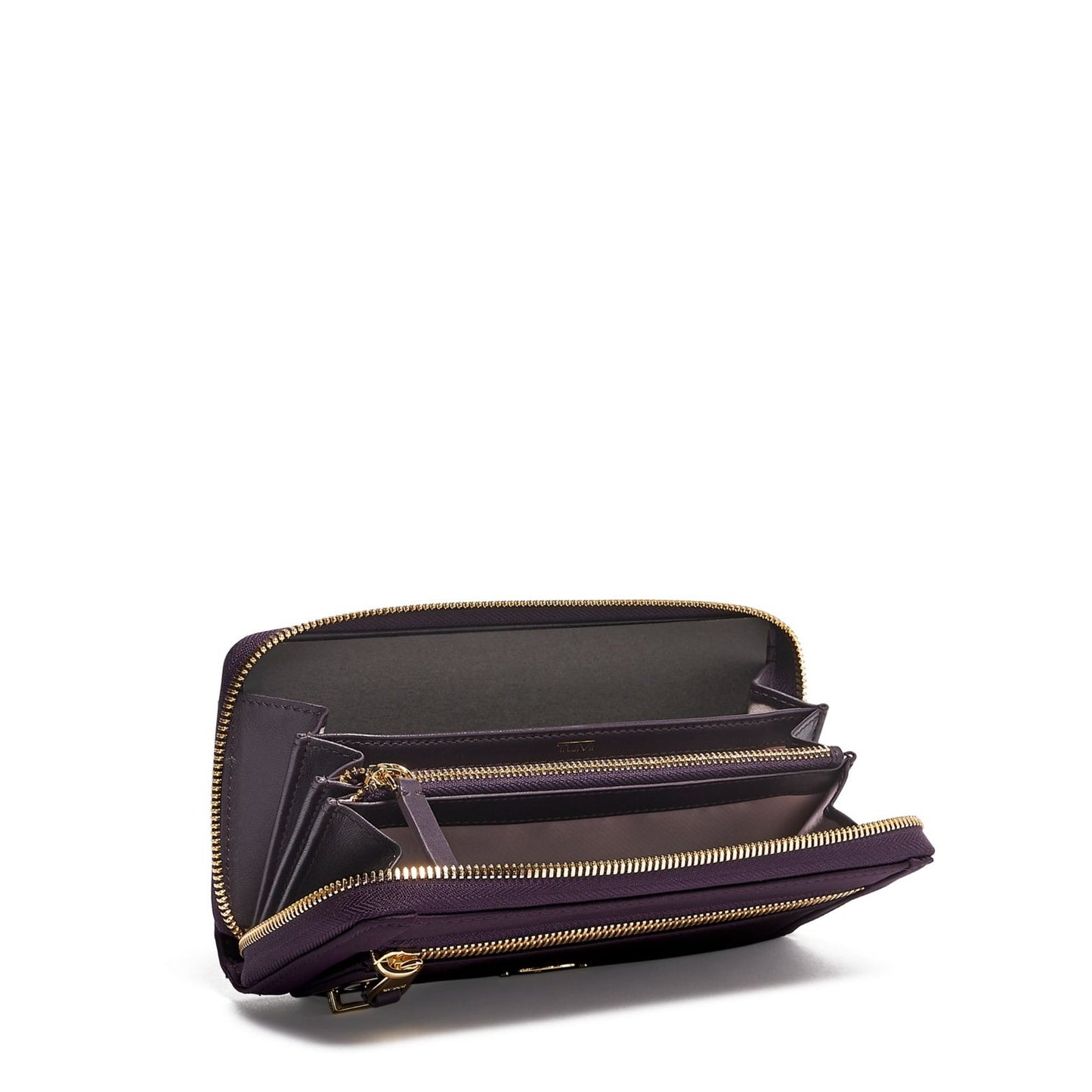 Women Voyageur Zip-Around Continental Wallet - Blackberry
