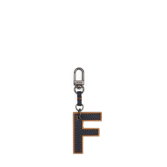 Women Tumi Womens Accents Letter Charm - F - Navy Perforated