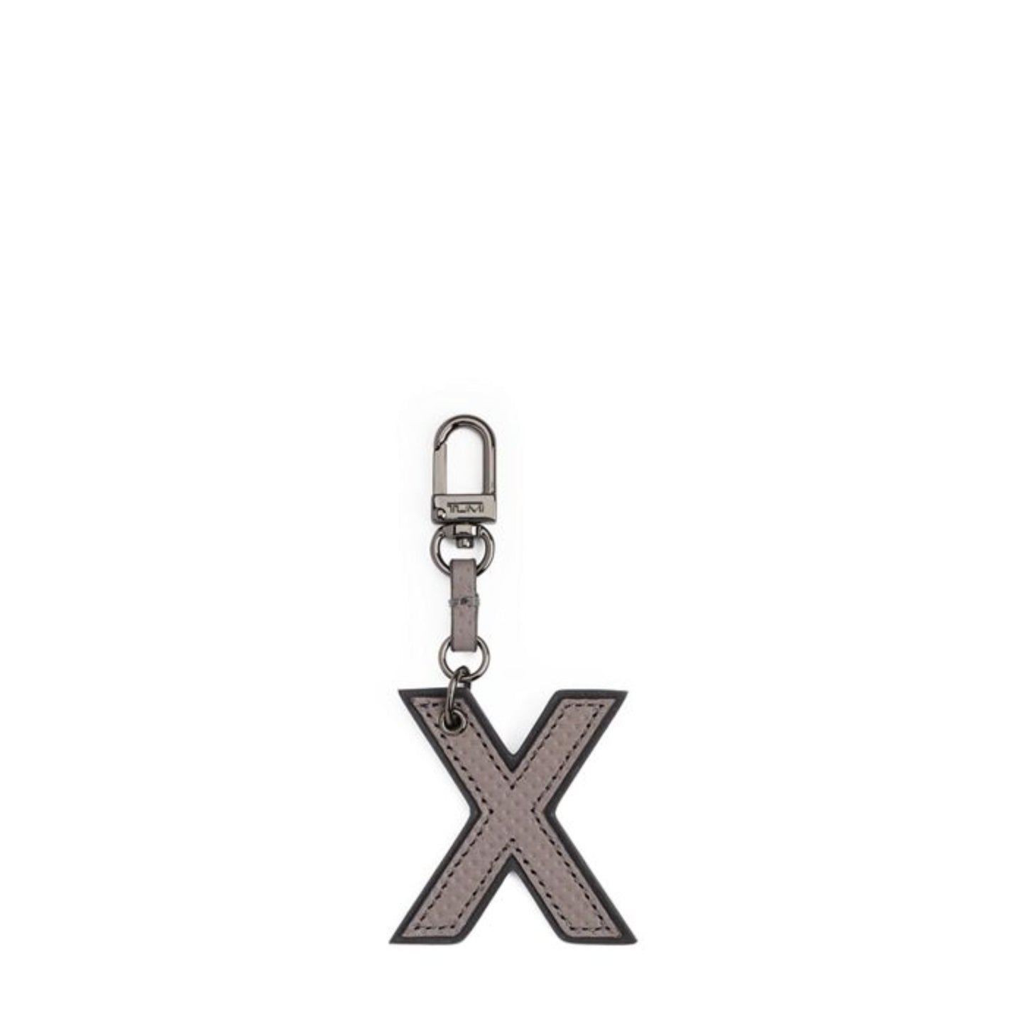 女用 Tumi 女士口音字母吊飾 - X - 灰色穿孔