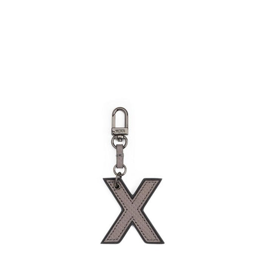 女用 Tumi 女士口音字母吊飾 - X - 灰色穿孔