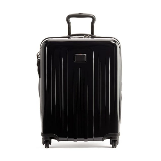 男士/男女通用 Tumi V4 Continental 可擴展 4 輪隨身行李箱 21 英寸 - 黑色