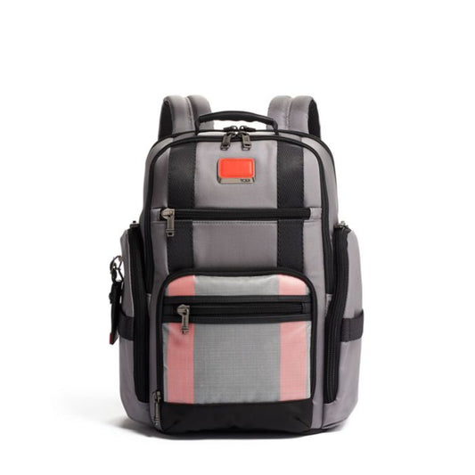 Men / Unisex Alpha Bravo Sheppard Deluxe Backpack - Grey/Bright Red