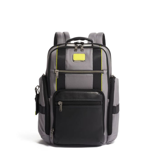 Men / Unisex Alpha Bravo Sheppard Deluxe Backpack - Grey/Bright Lime