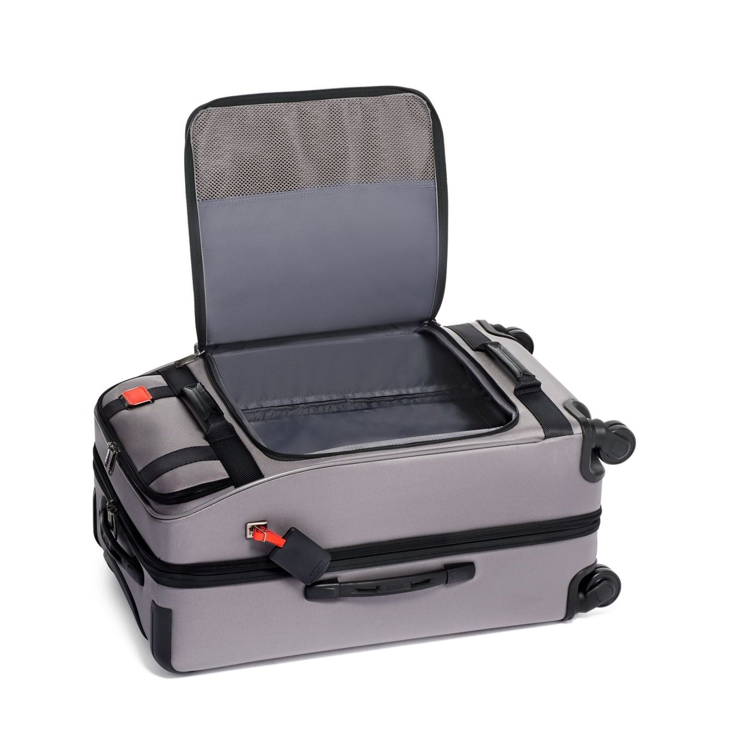Men / Unisex Tumi Merge Short Trip Expandable 4 Whl Packing Case 24" - Grey/Bright Red