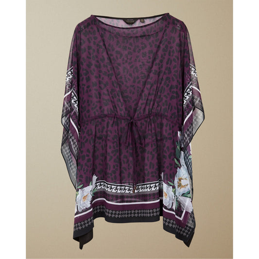 Women Elinarr-Fh2W-Wilderness Tie Waist Cover Up - Deep-Pink