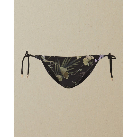 Women Ginhar-Fh2W-Highland Tie Side Bikini Pant - Black