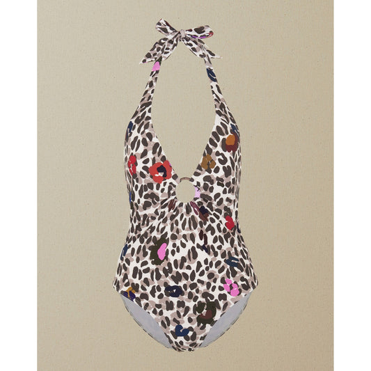 Women Leahaar-Fh2W-Wilderness Halterneck Swimsuit - Ivory