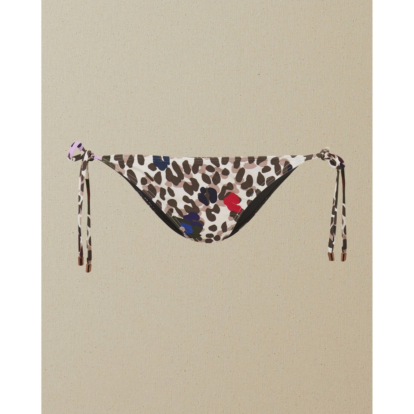 Women Lunit-Fh2W-Wilderness Tie Side Bkini Pant - Ivory