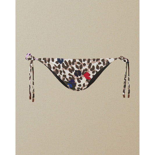 Women Lunit-Fh2W-Wilderness Tie Side Bkini Pant - Ivory