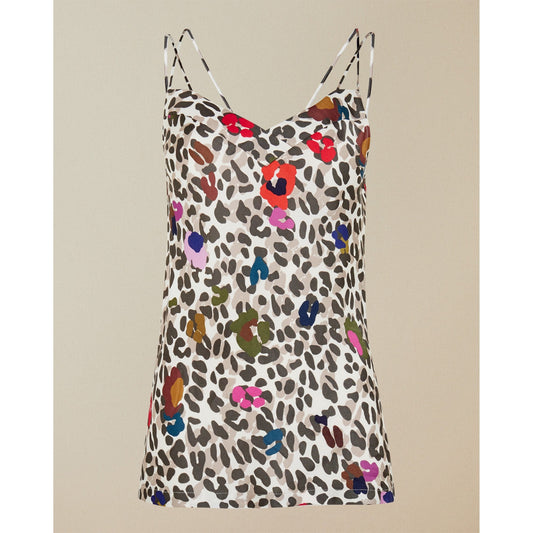 Women Eddrea-Wh2W-Wilderness Printed Cami - Ivory