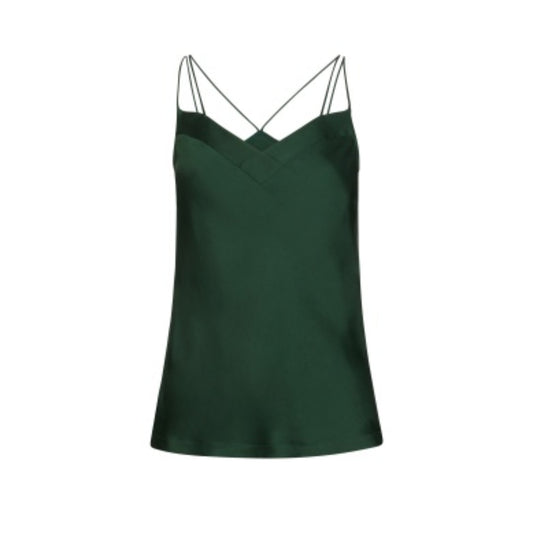 Women Emelee-Wh2W-Skinny Strap Cami Top - Green