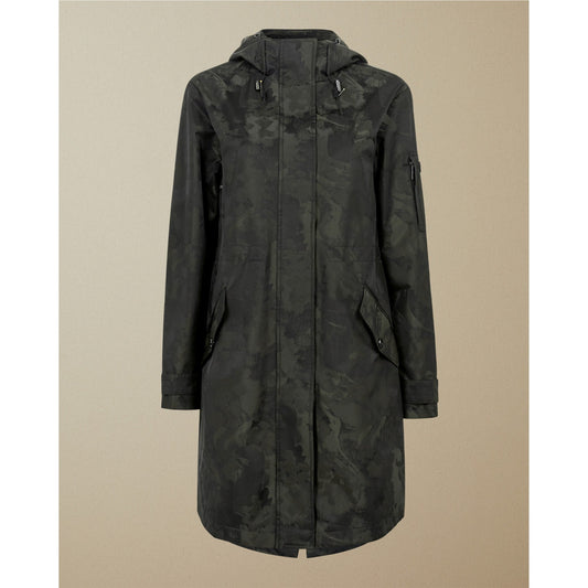 Women Kizzo-Wh2W-Technical Rain Mac - Khaki