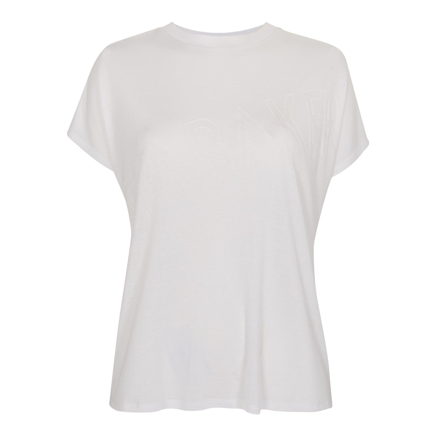 女款 Laali-Grown On Sleeve Ted Baker 品牌上衣 - 白色