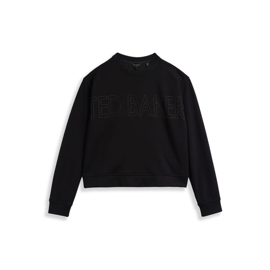 Women Lorito-Ted Baker Branded Sweat - Black