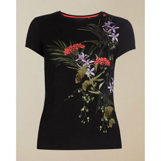 Women Syrenti-Wh2W-Highland Fitted Tee - Black