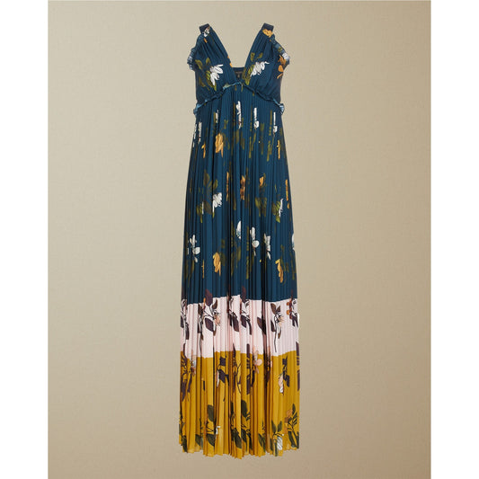 Women Kaylare-Savanna Low V Maxi Dress - Dark-Blue