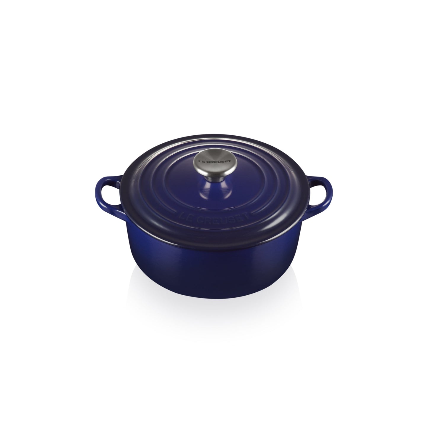 Round Casserole/oven 20cm - Indigo Ss Knob