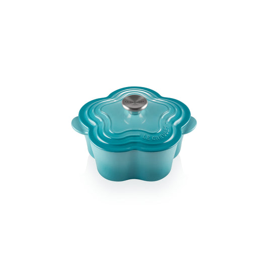 Flower Cocotte 20cm - Caribbean Ss Knob