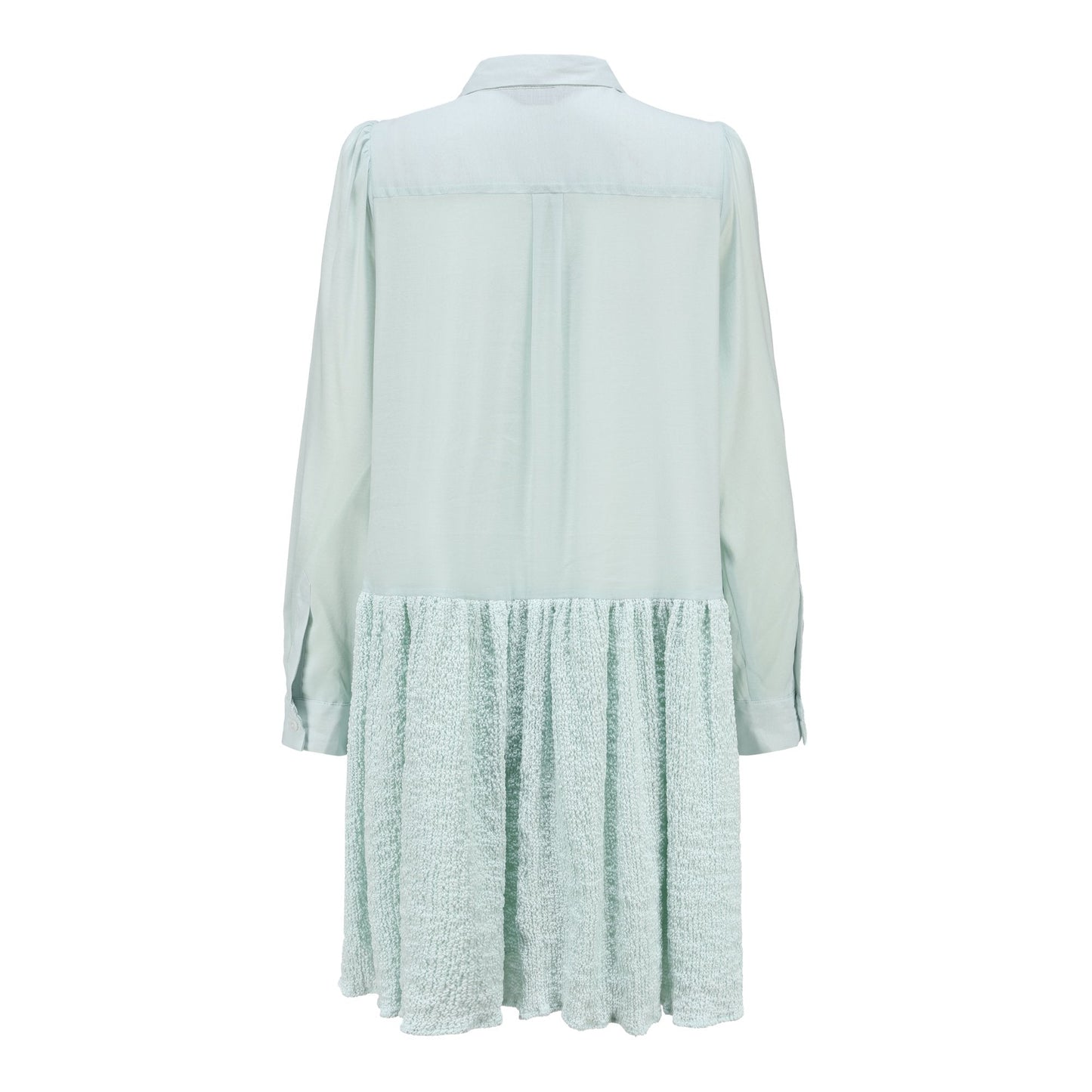 Women Dolly Shirt Dress - Light Blue