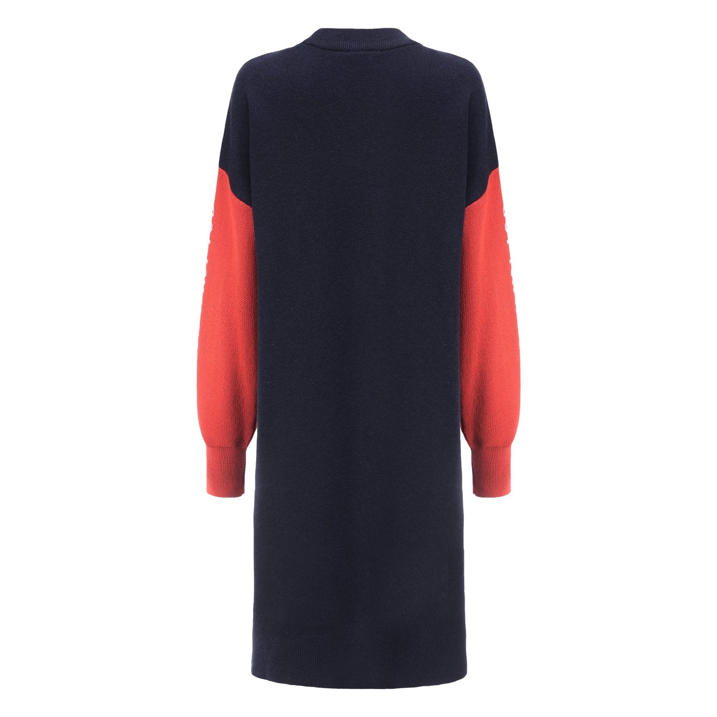 Women Jacquard Graphic Sweater Dress - Charcoal