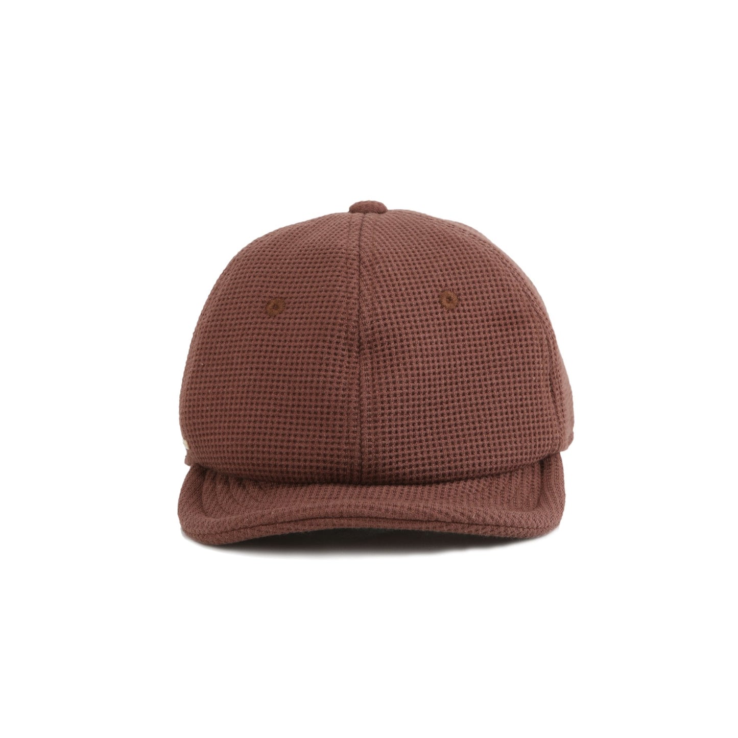 Women Waffle Baseball Cap - Brown
