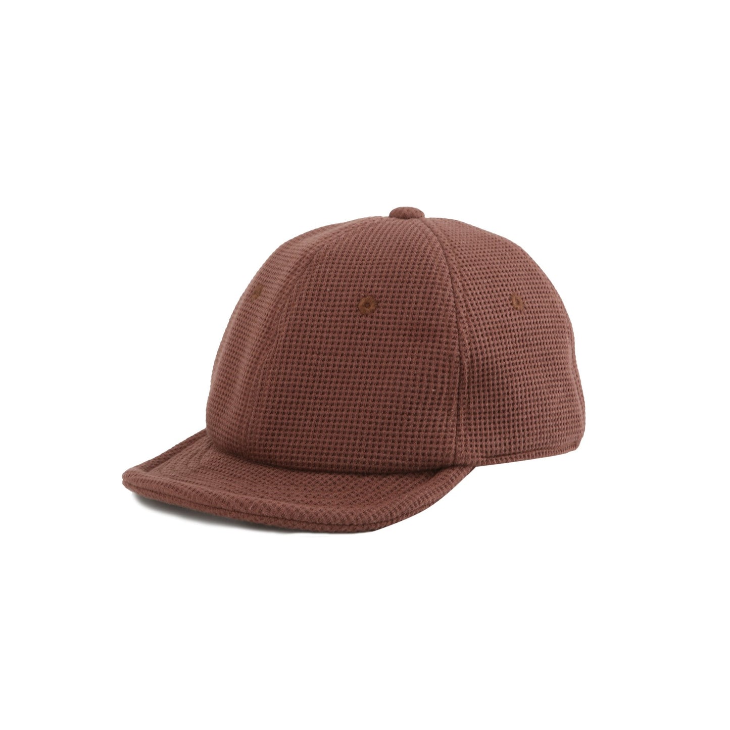 Women Waffle Baseball Cap - Brown