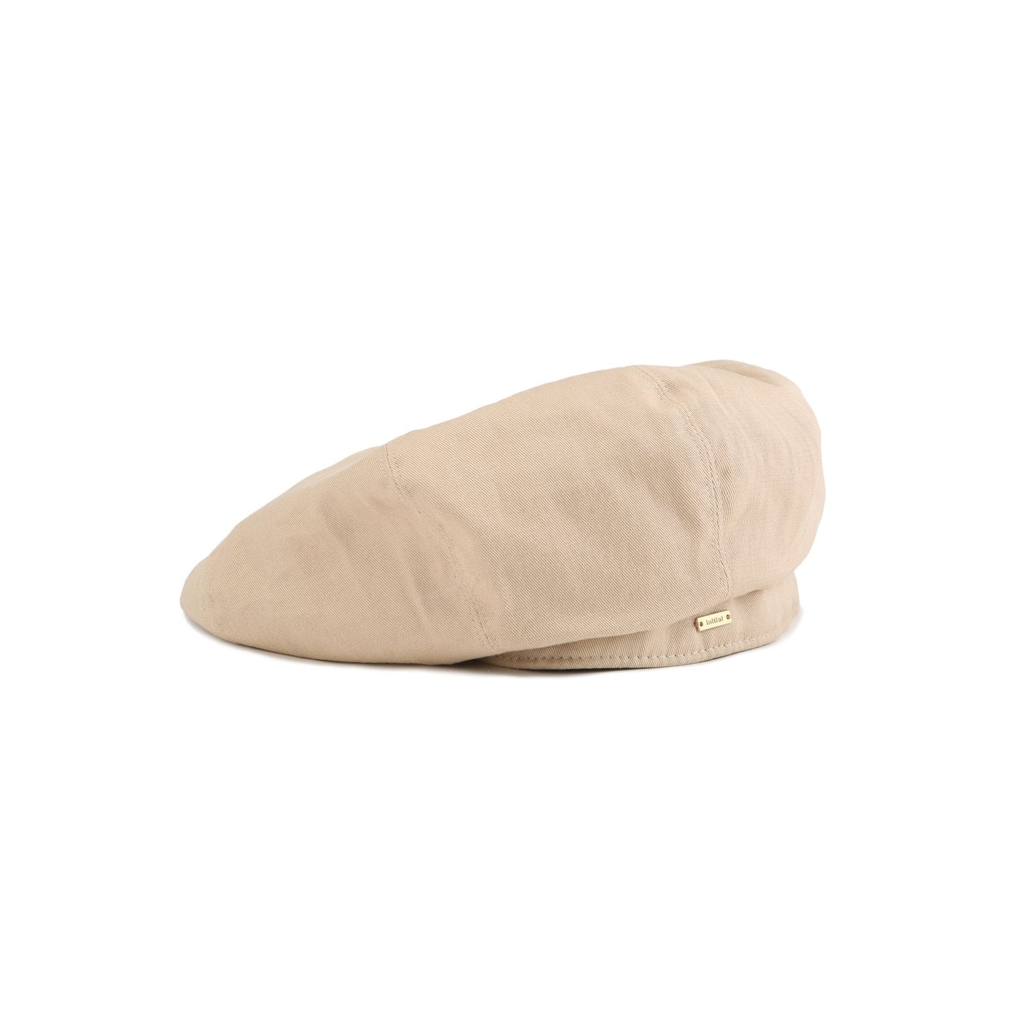 Women Cotton Canvas Beret - Beige