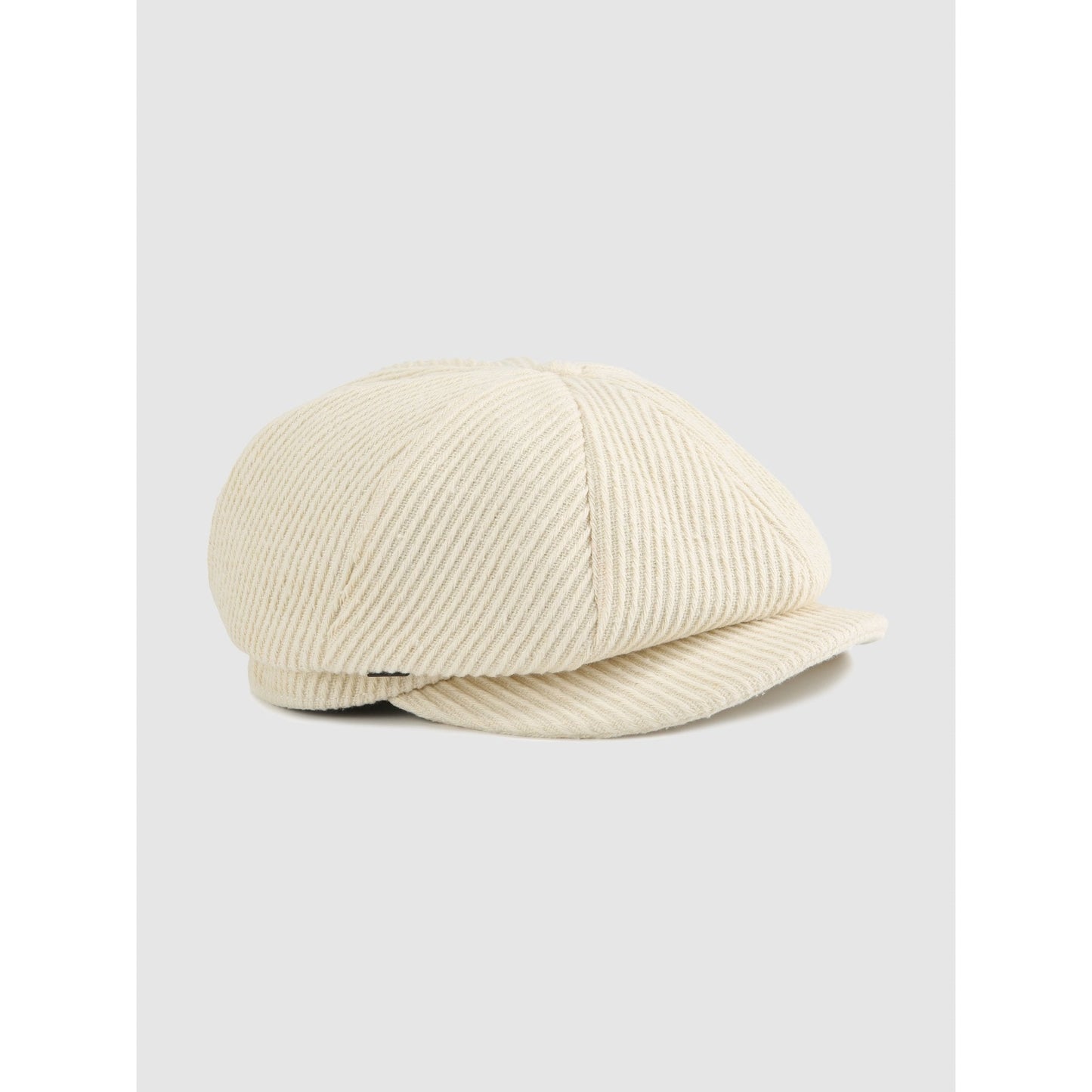 Women Wool Mix Newsboy Cap - Ivory