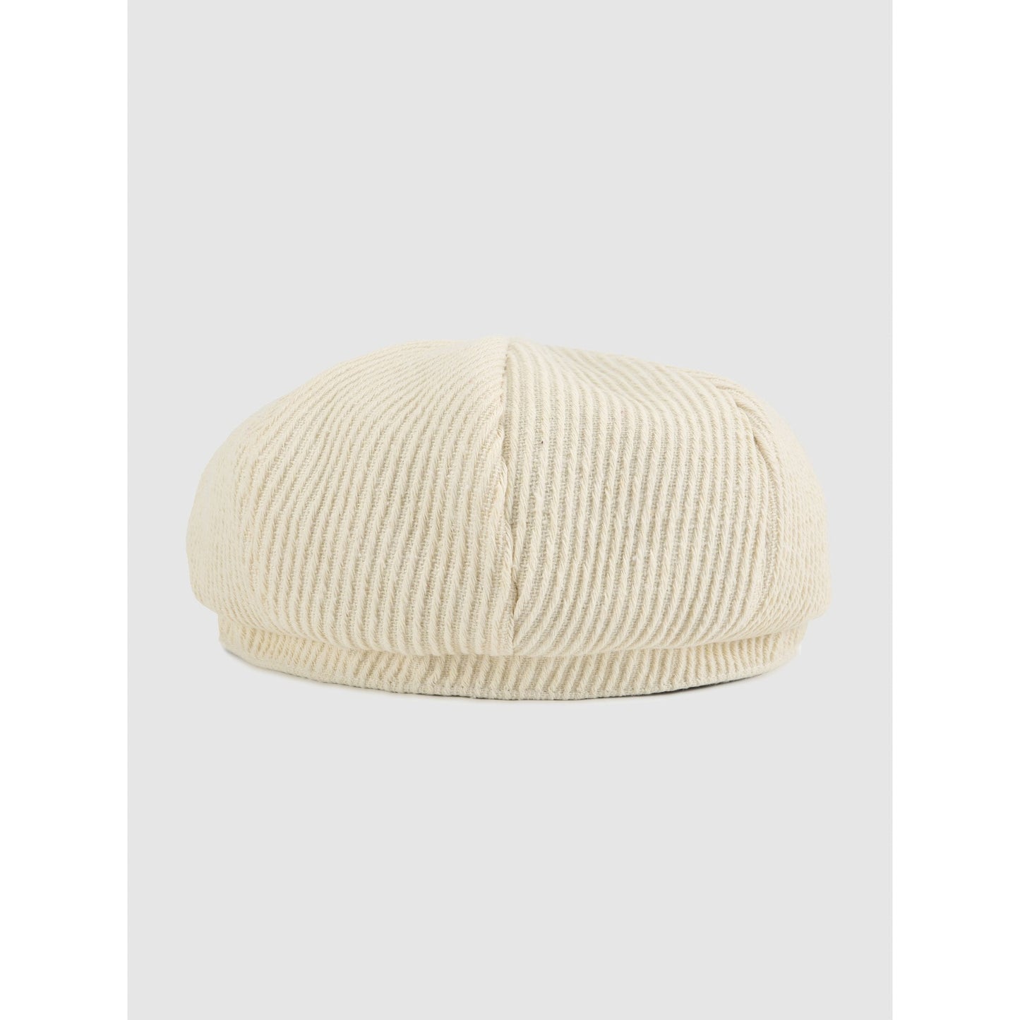 Women Wool Mix Newsboy Cap - Ivory