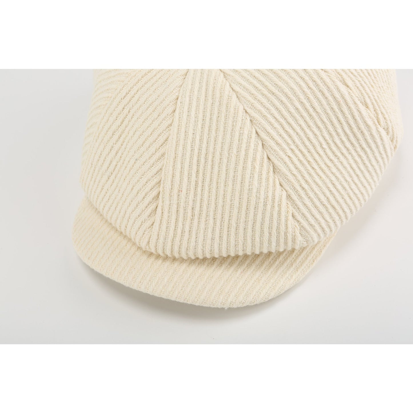 Women Wool Mix Newsboy Cap - Ivory