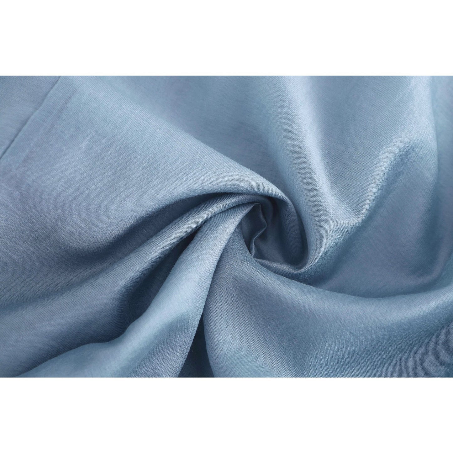 Women Oversize Silky Shirt - Light Blue