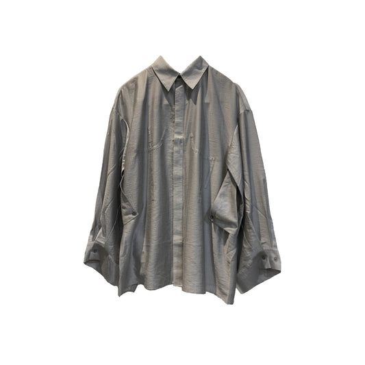 Women Stripe Shirt - Grey