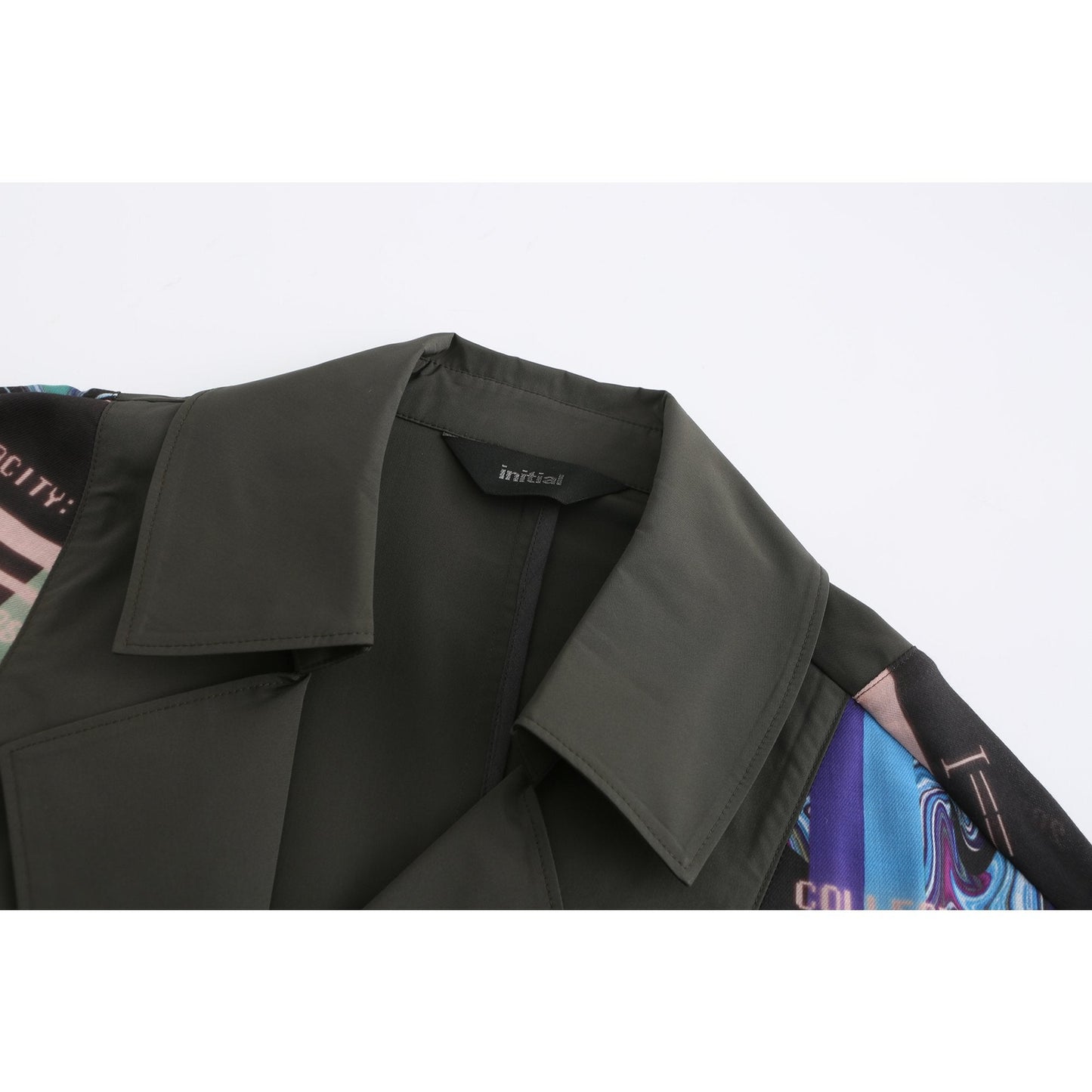 Women Pattern Patched Jacket - Pattern