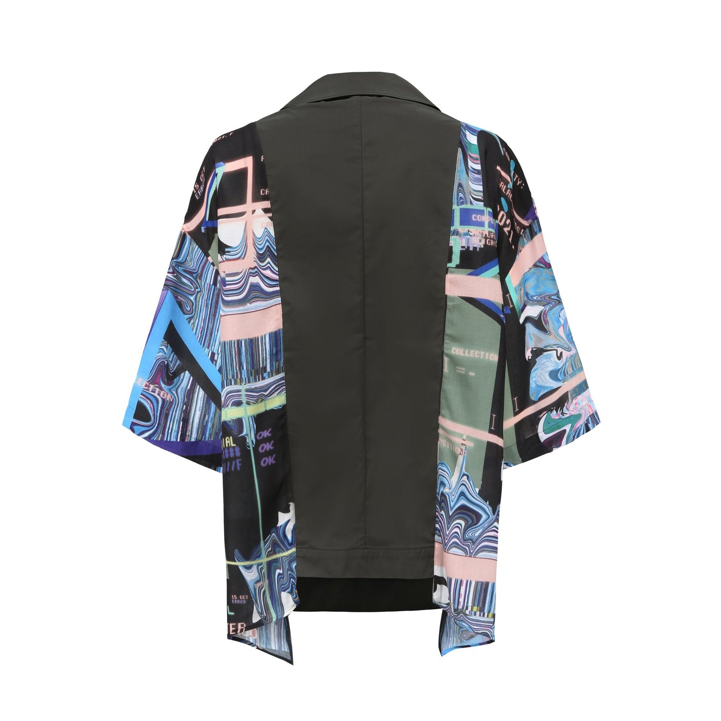 Women Pattern Patched Jacket - Pattern