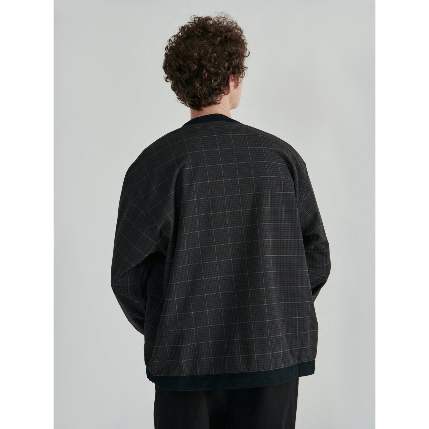 Men Pattern Embroidery Kimono - Navy