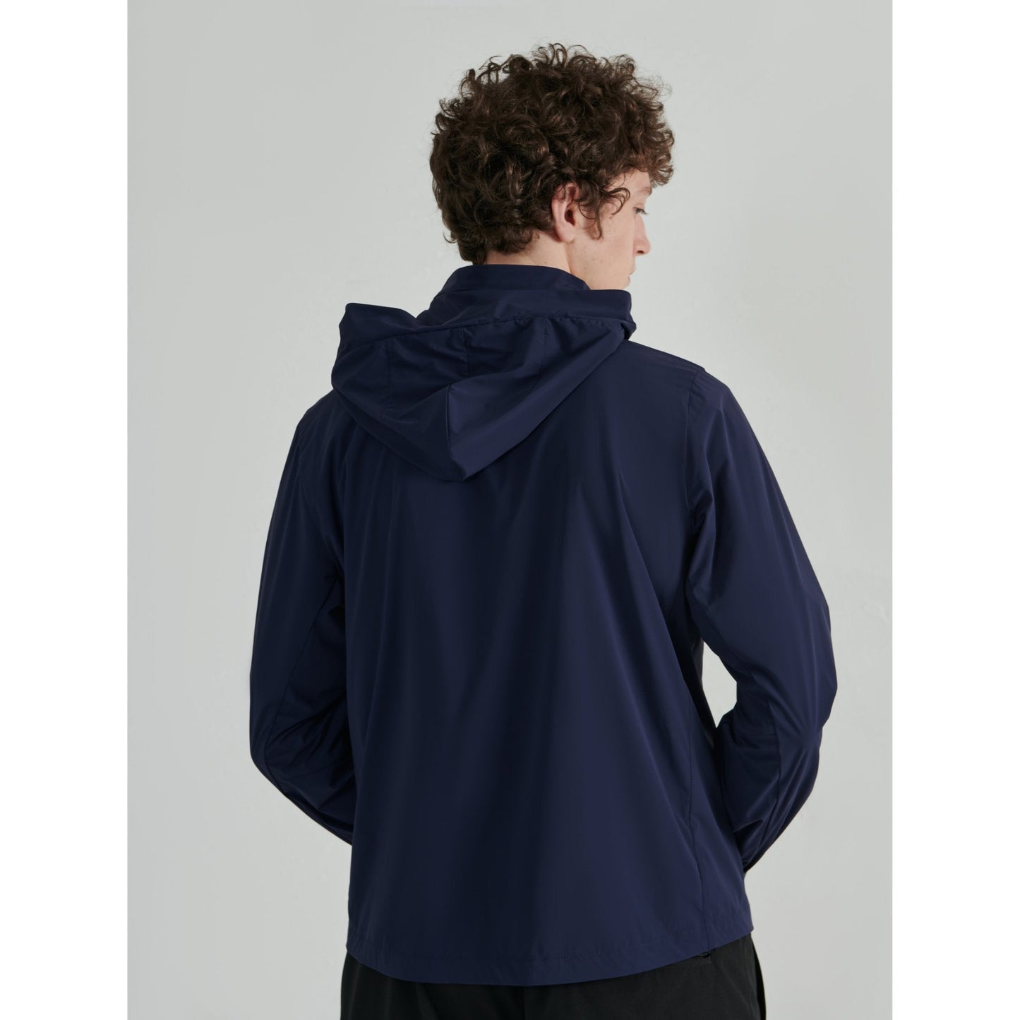 Men Running Windbreaker - Navy