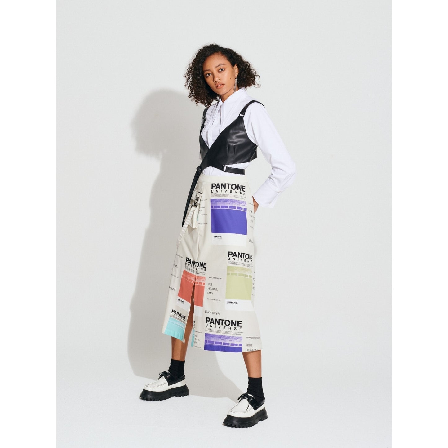 Women Pantone Collection : Packable Side Pocket Skirt - Beige