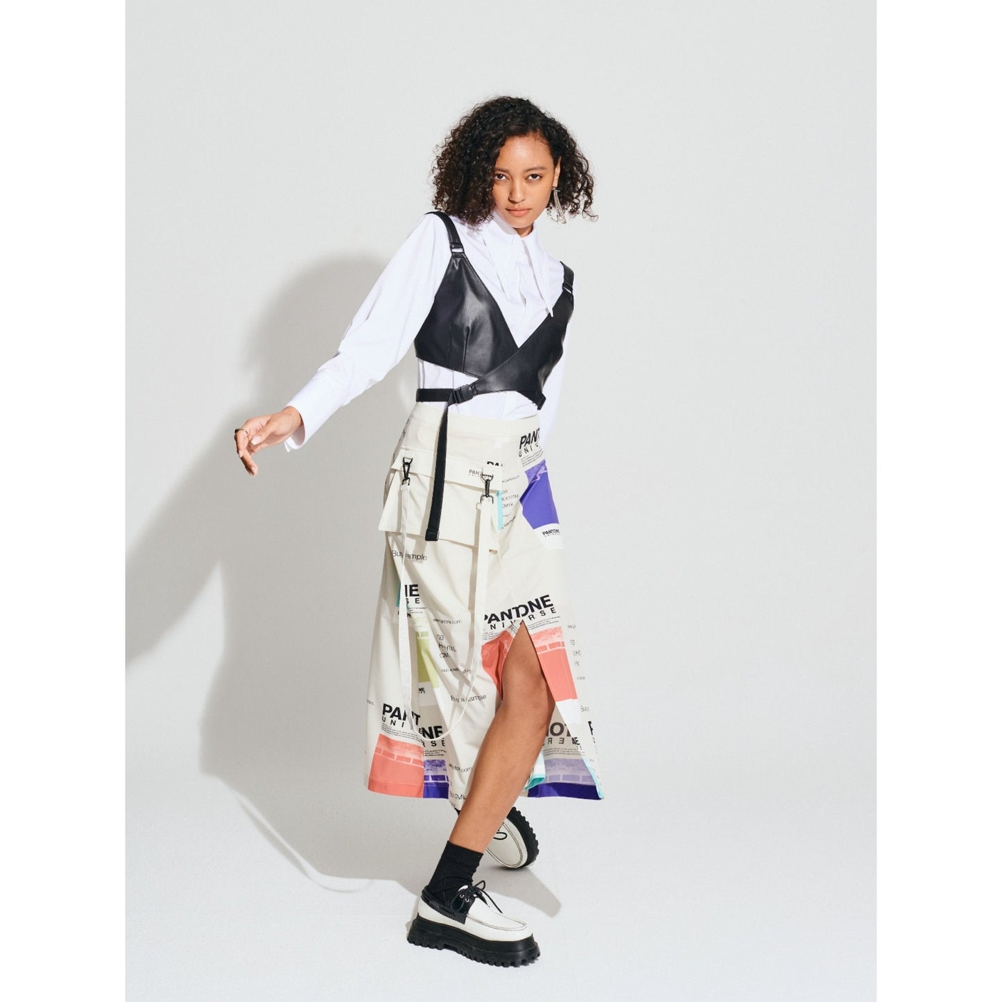 Women Pantone Collection : Packable Side Pocket Skirt - Beige