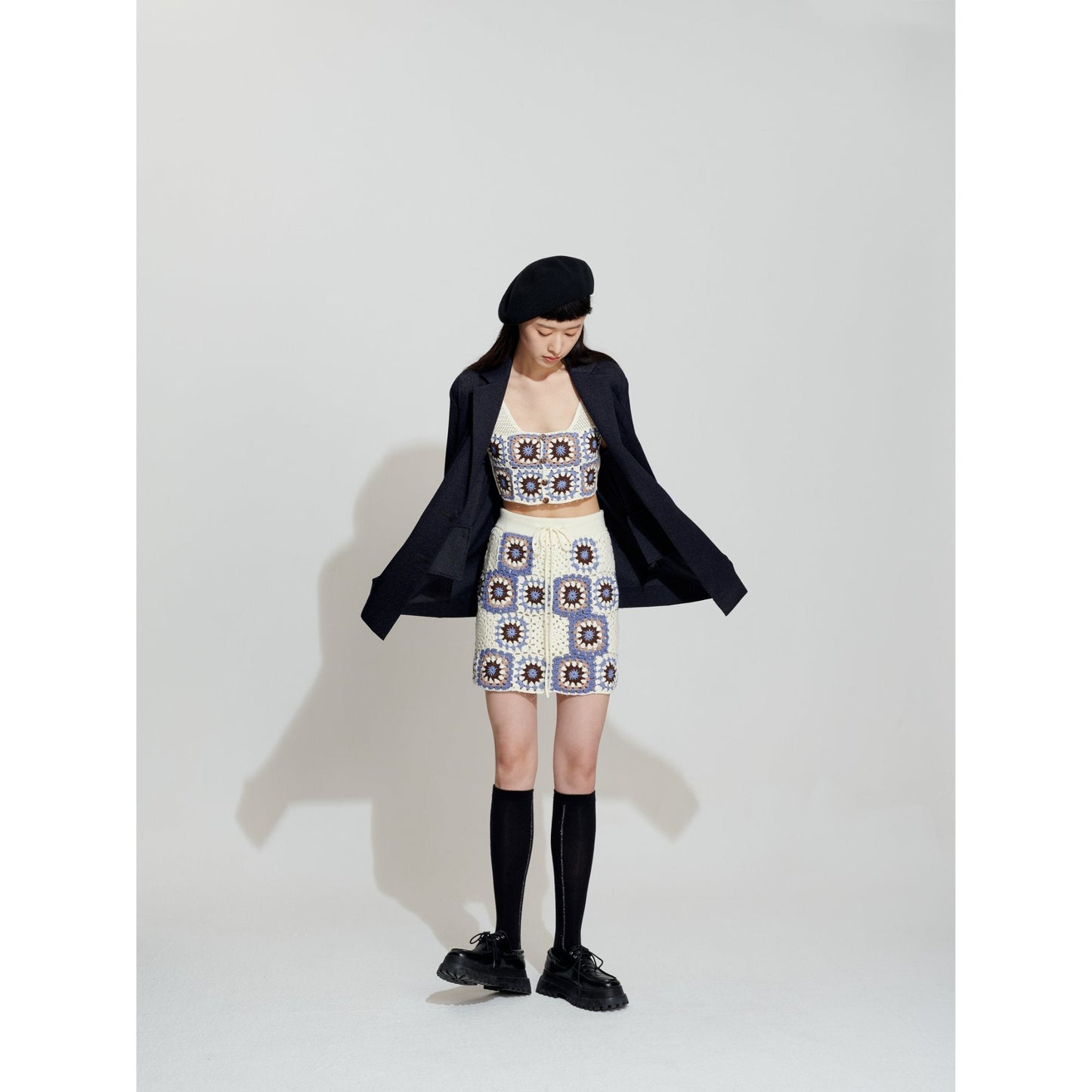 Women Crochet Mini Skrit - Pattern